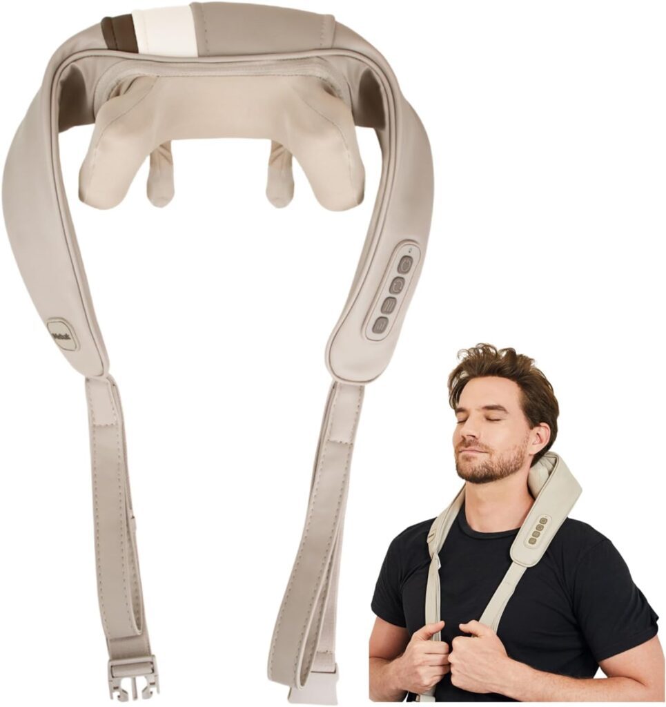 ماساژور شانه و گردن حرفه‌ای Mebak N1 با قابلیت حرارتی و چند حالت ماساژ